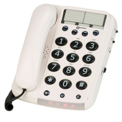 Big Button White Telephone