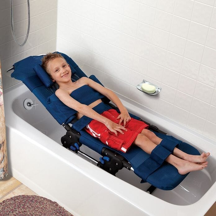 Starfish Bath Chair - Ocean Blue Extra Small from Essential Aids