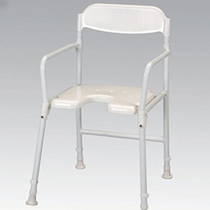 View White Line Folding Shower Chair information