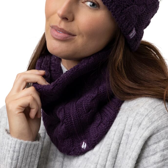 heat holders neck warmer purple