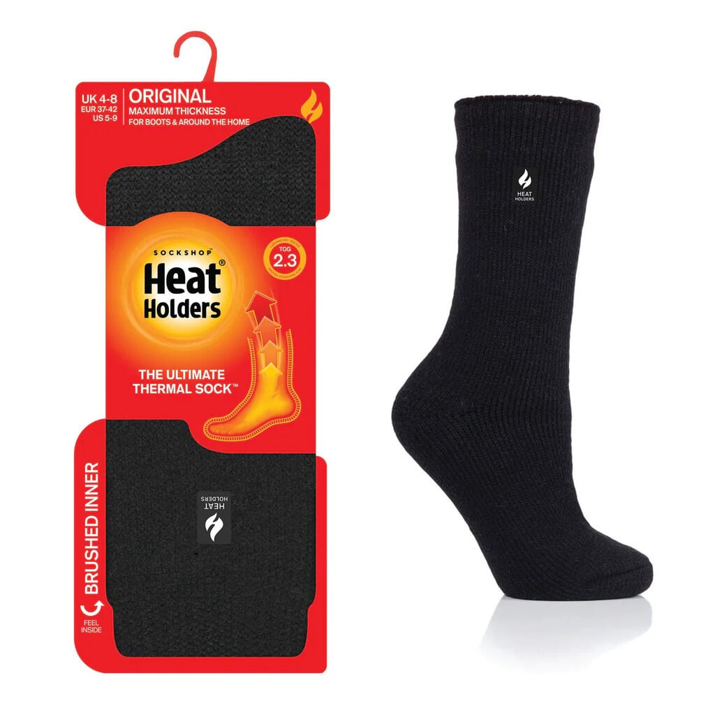 View Heat Holders Thermal Socks Black 48 information