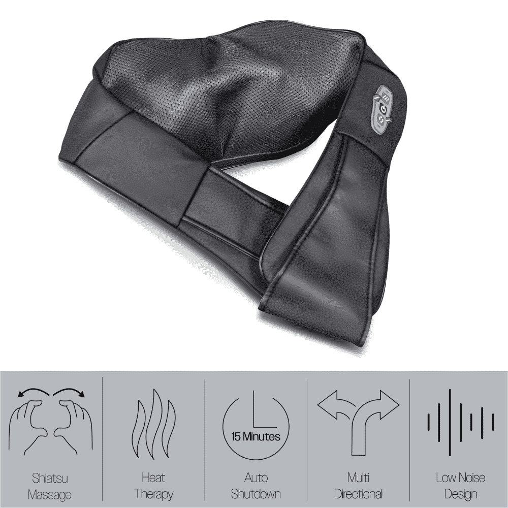heated neck massager features