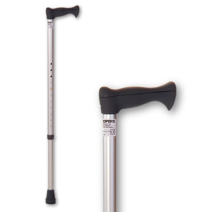 height adjustable aluminium walking stick