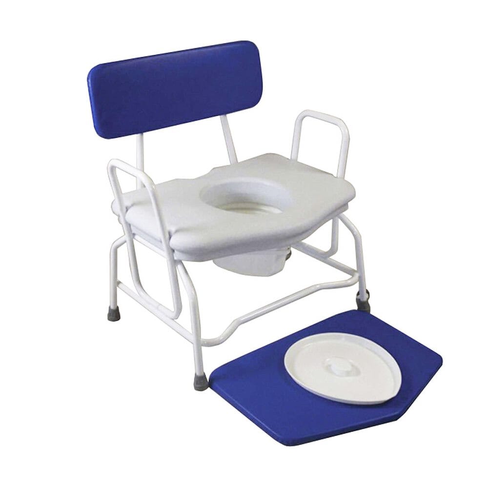 height adjustable extra wide commode