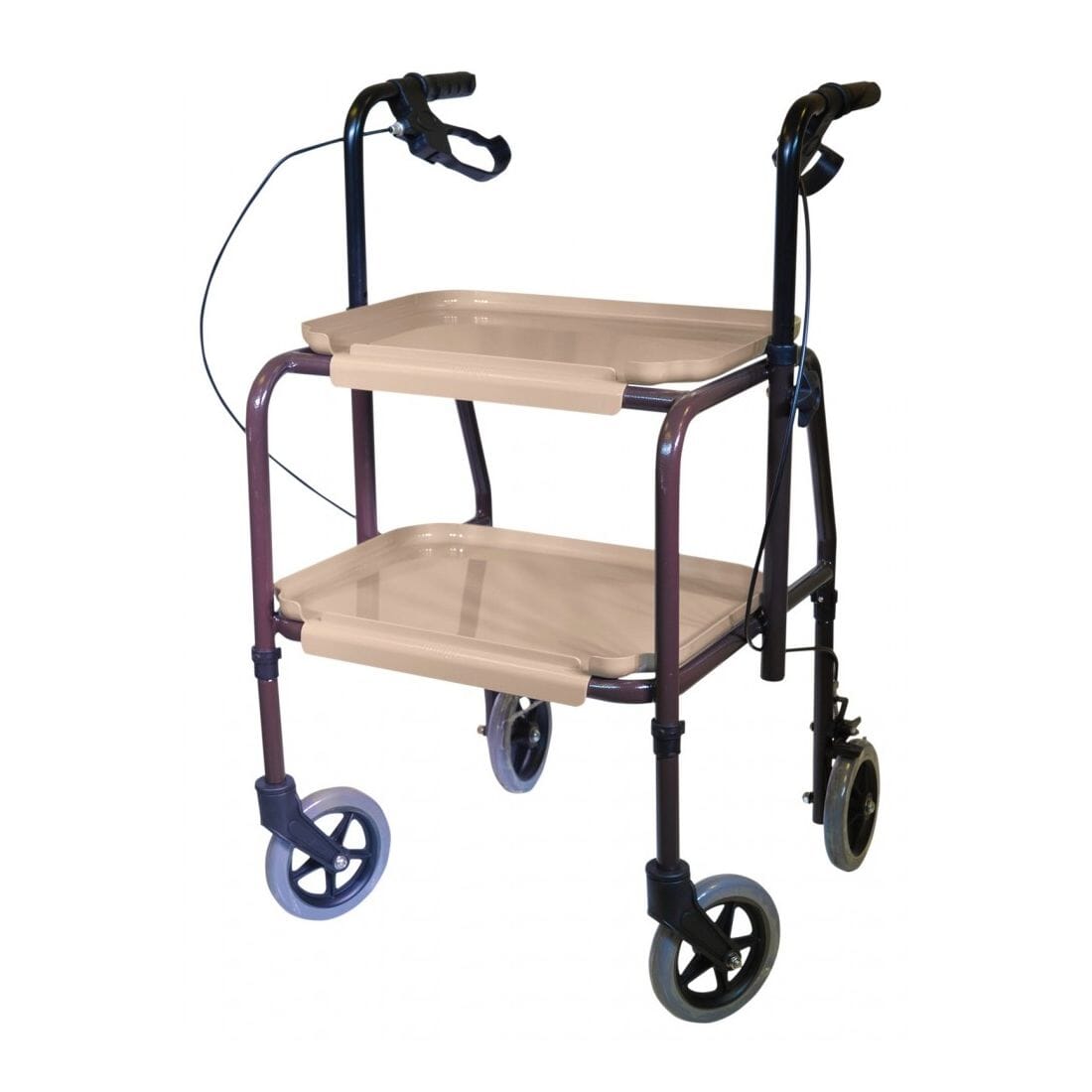 View Height Adjustable Kitchen Strolley Trolley with Brakes information