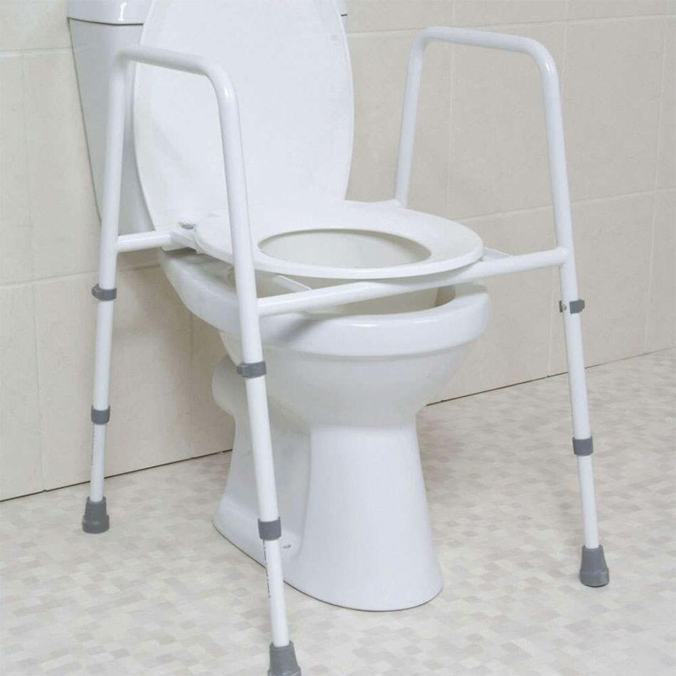 View Height Adjustable Toilet Frame With Seat Height Adjustable Toilet Frame with Seat Toilet Frame with Seat information