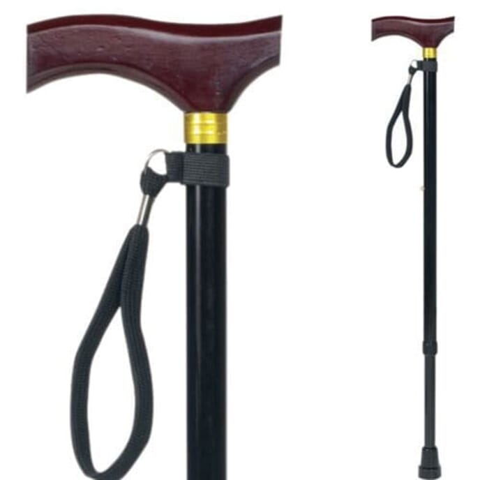 height adjustable walking stick