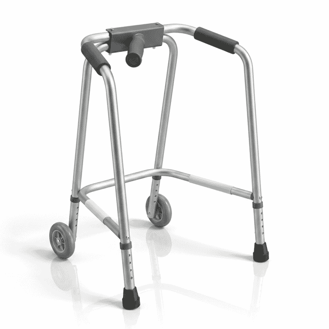 hemi grip wheeled walking frame left