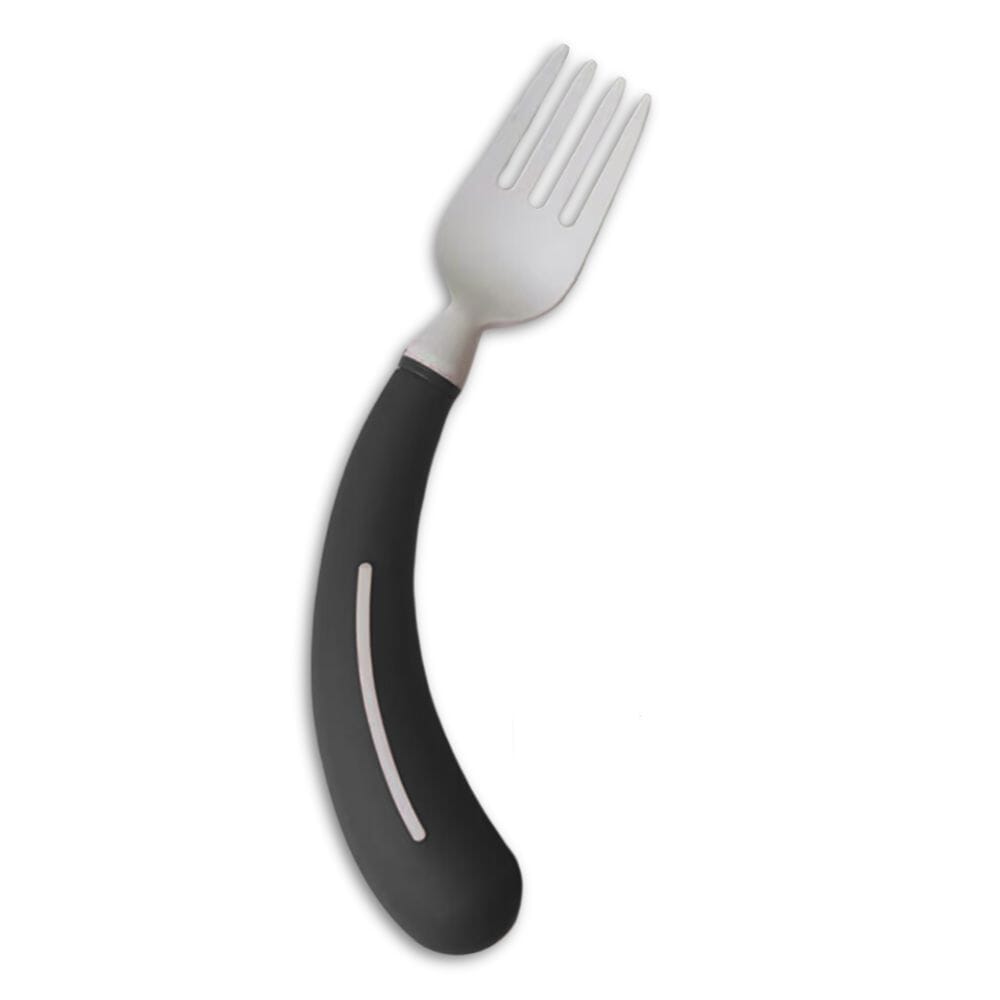 henro grip cutlery fork left hand dark grey
