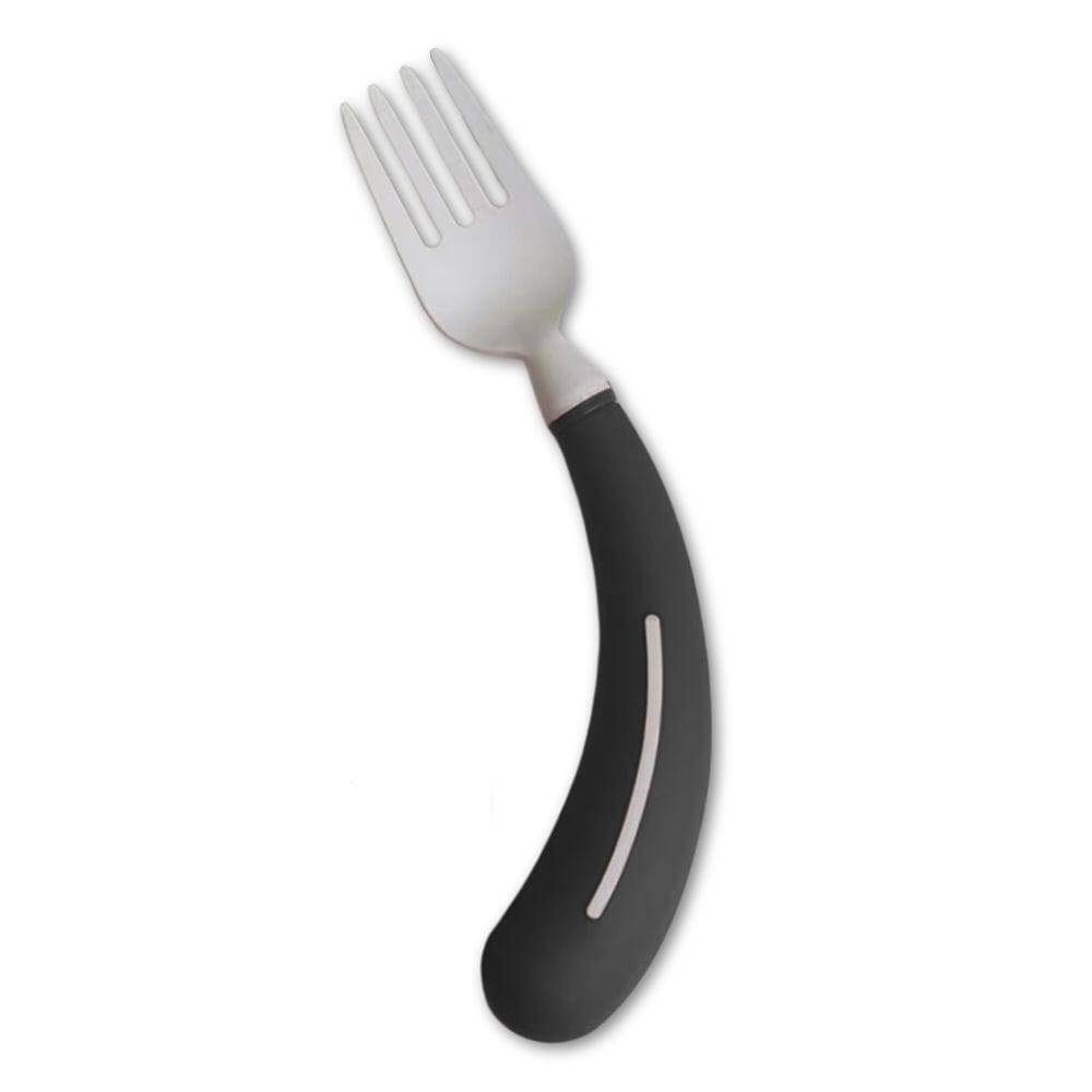 henro grip cutlery fork right hand dark grey