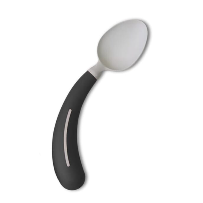 henro grip cutlery spoon left hand dark grey