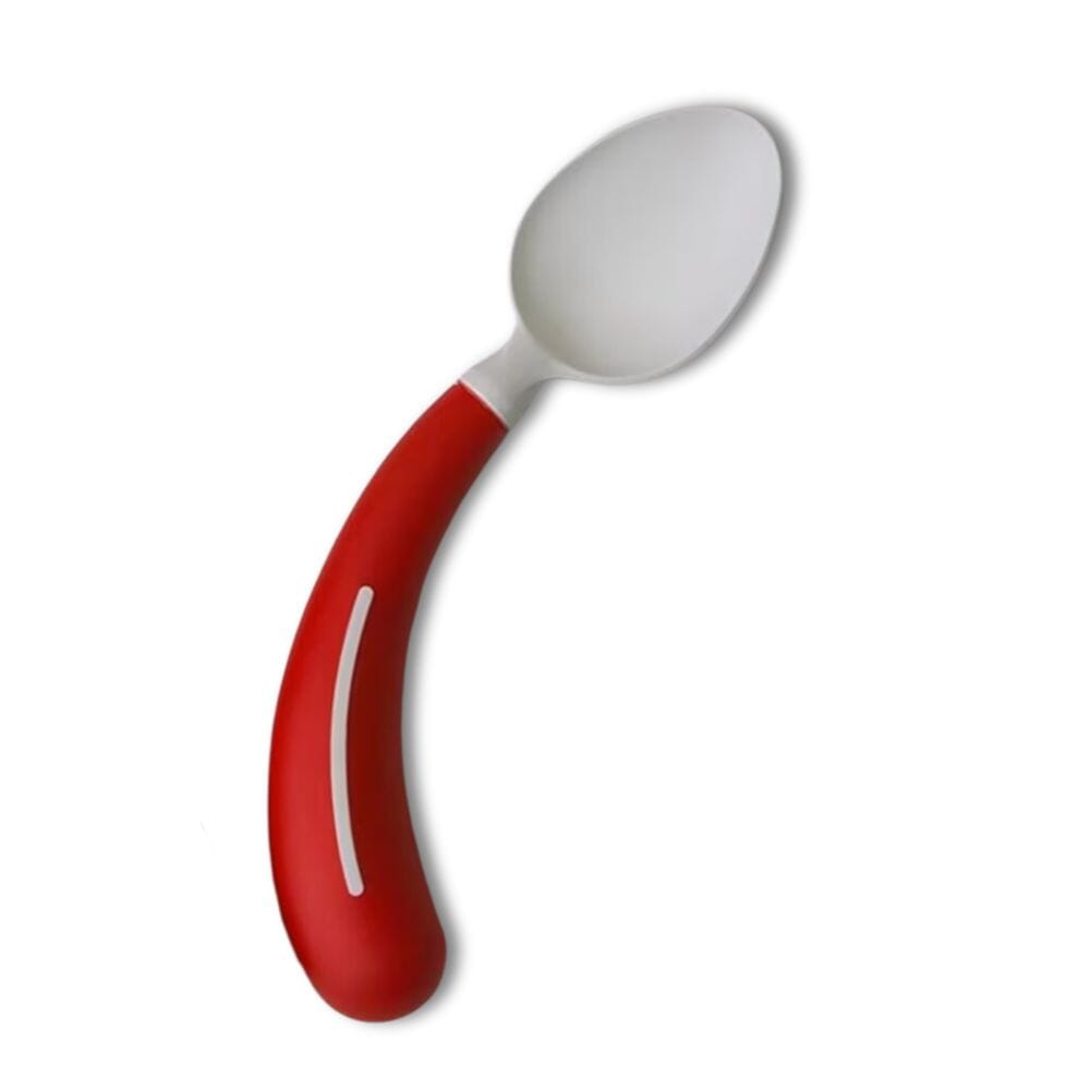 henro grip cutlery spoon left hand red