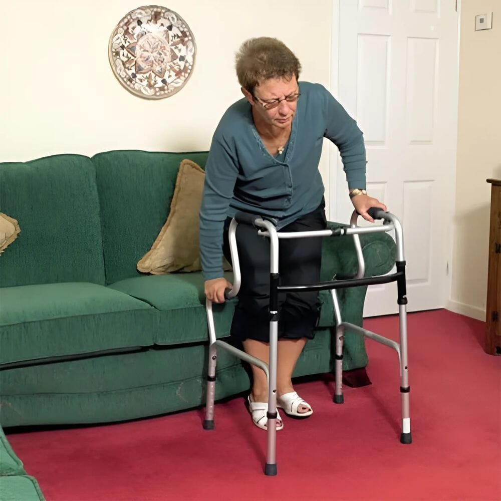 hi riser folding frame lifestyle