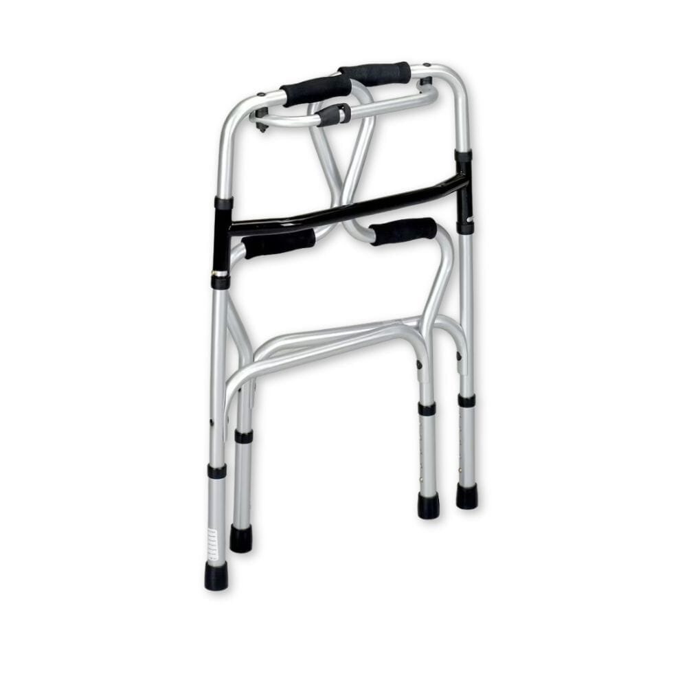 hi riser folding walking frame folded