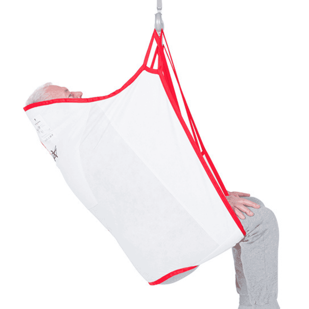 high back disposable sling side