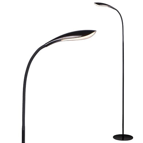 high vision led floor lamp black