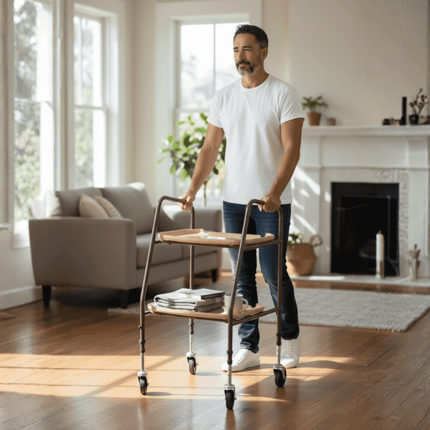 home helper trolley in use