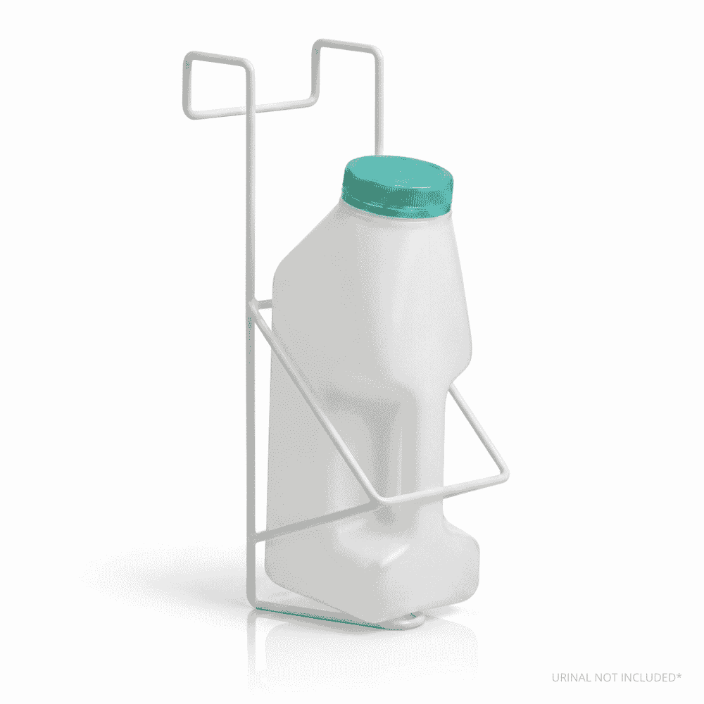Hooked Urinal Bottle Holder
