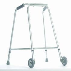 Hospital Frame with Wheels - 31-34'' Handgrip height