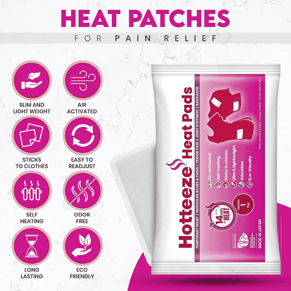 hotteeze heat therapy pad features