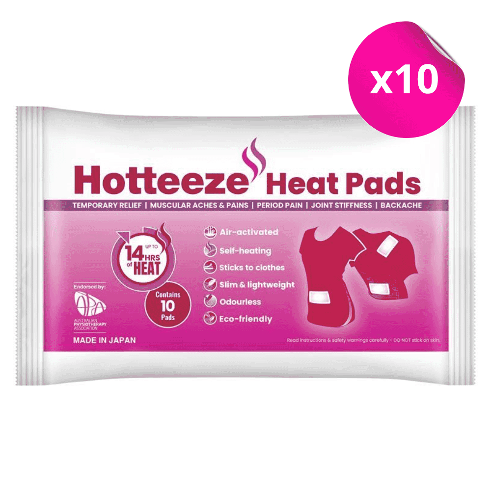 hotteeze heat therapy pad pack of 10