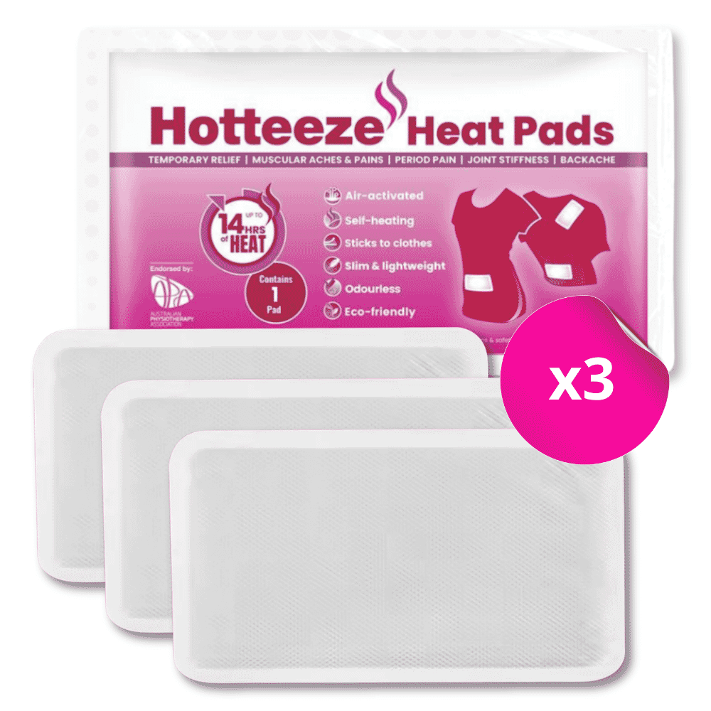 hotteeze heat therapy pad pack of 3