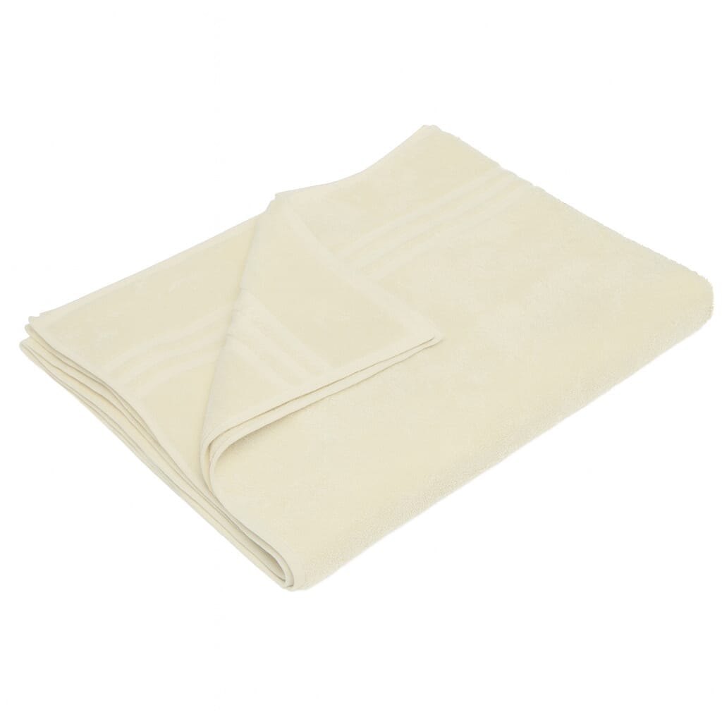 hunsbury bath sheets pack of 2 cream single