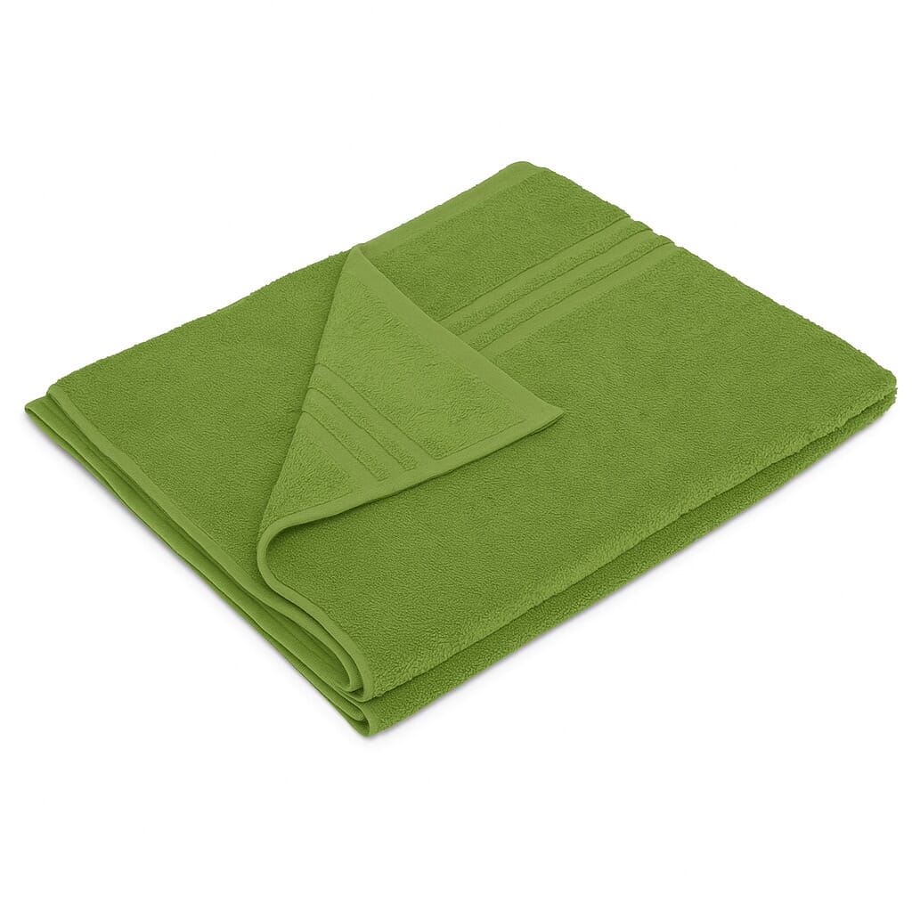 hunsbury bath sheets pack of 2 green 2