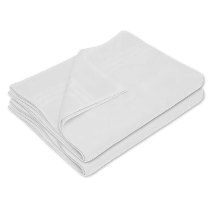 hunsbury bath sheets pack of 2 white