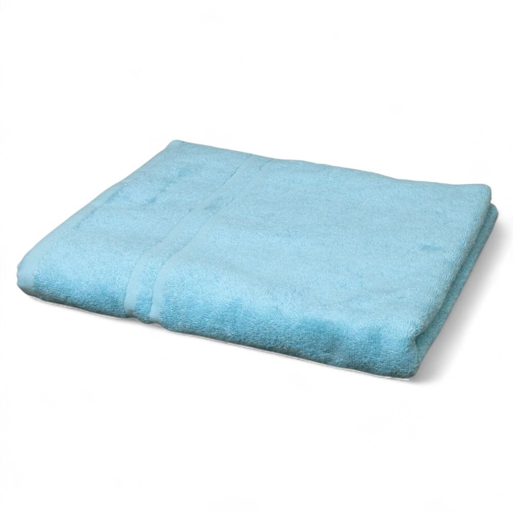 hunsbury bath towels pack of 3 blue single