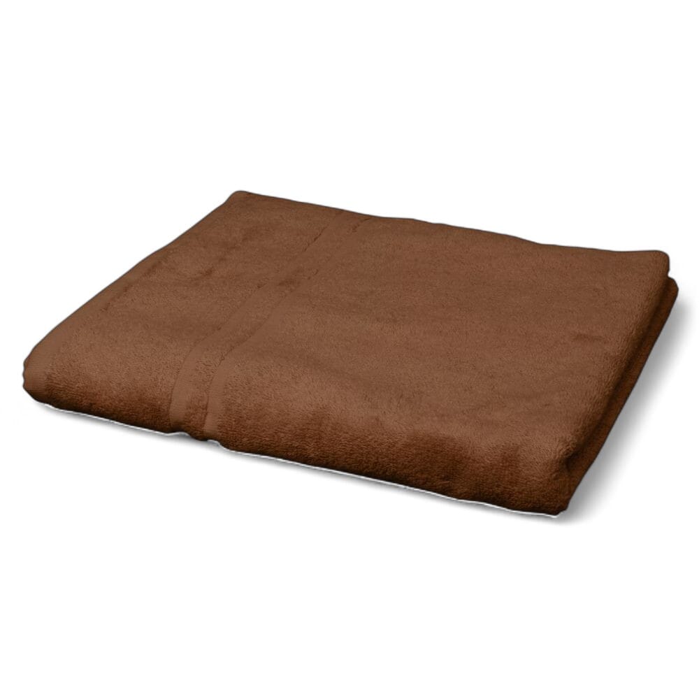 hunsbury bath towels pack of 3 brown single