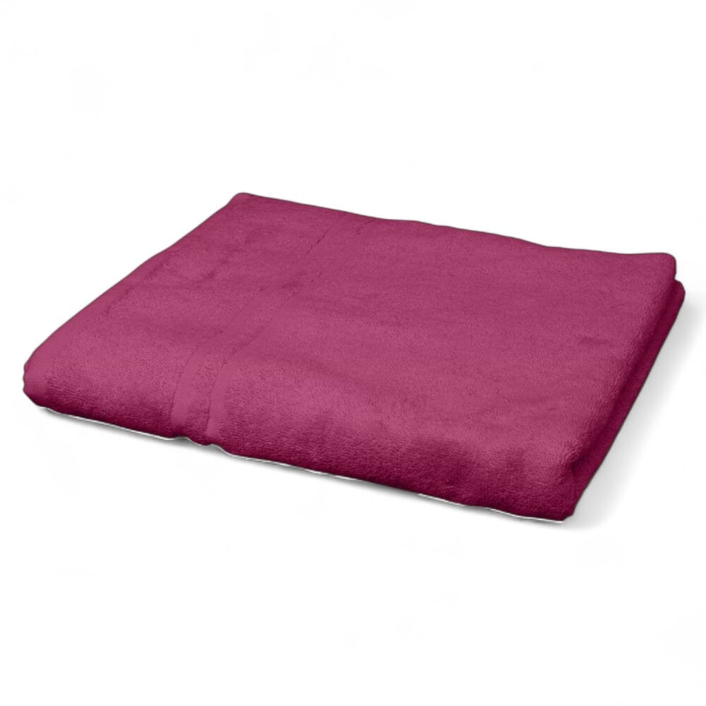 hunsbury bath towels pack of 3 festive plum single