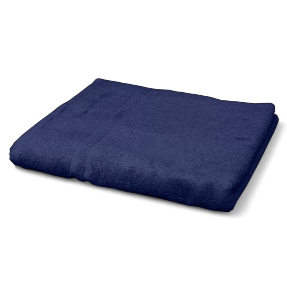 hunsbury bath towels pack of 3 navy single