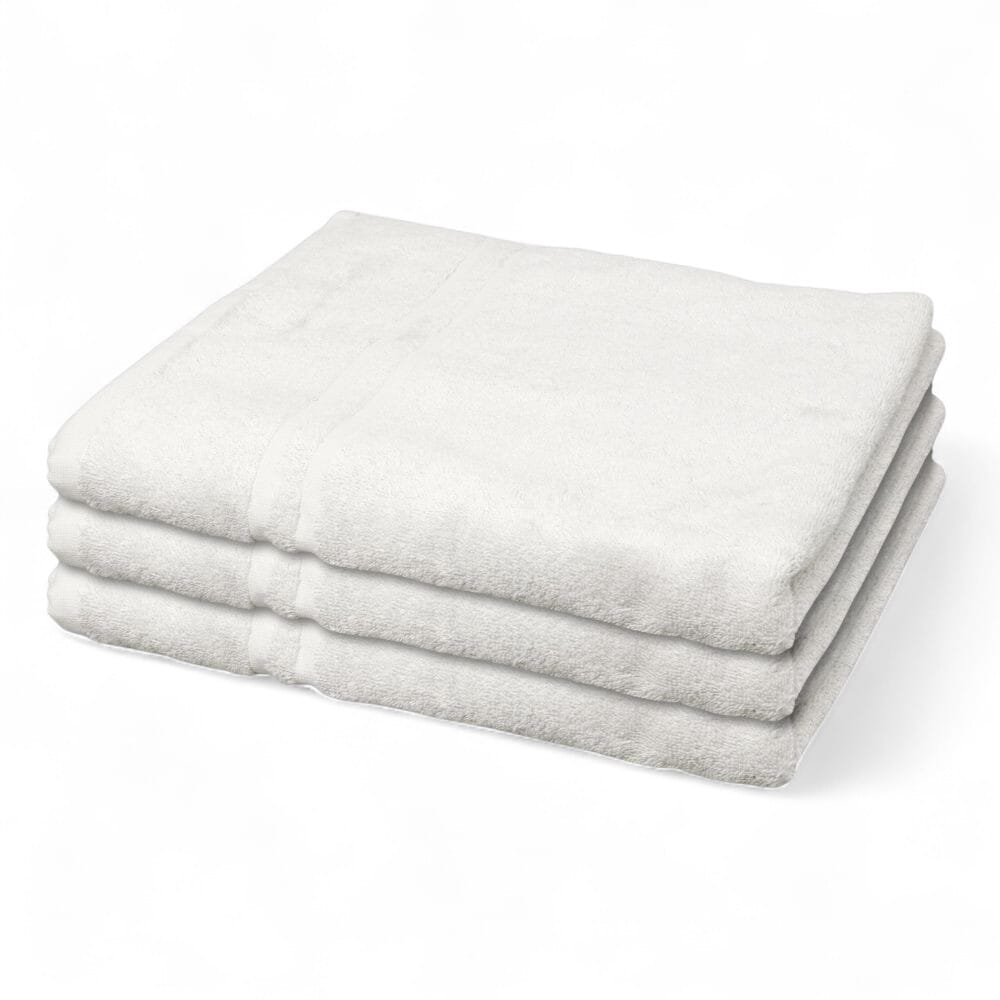 View Hunsbury Bath Towels Pack of 3 White information