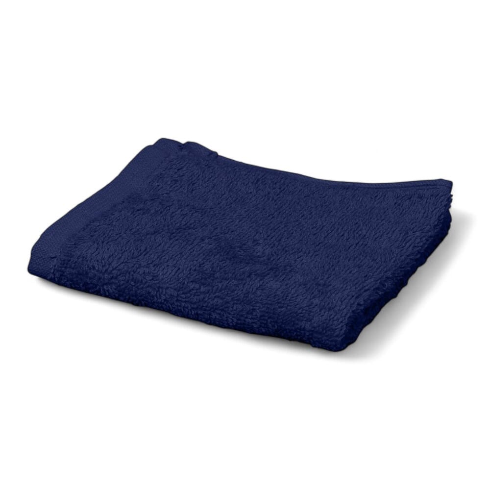 hunsbury face cloths pack of 6 navy single