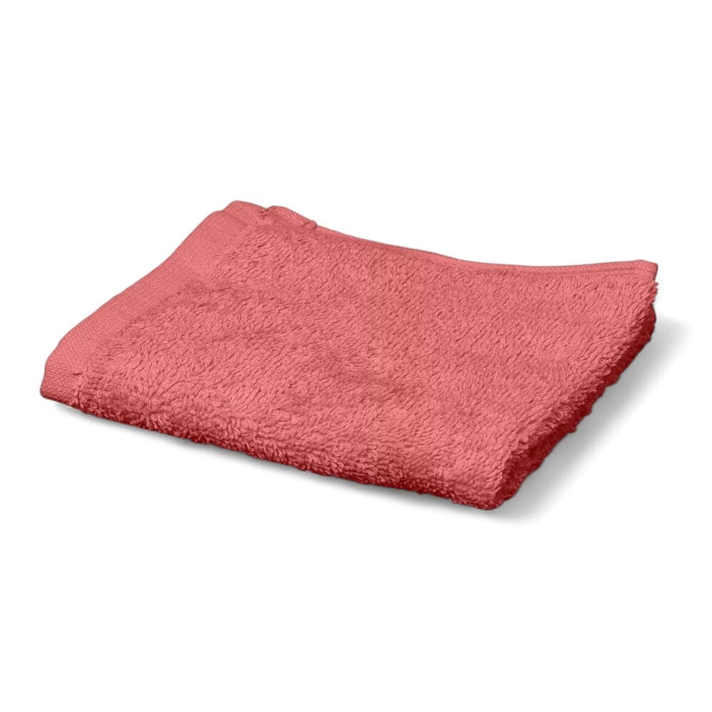 hunsbury face cloths pack of 6 pink single