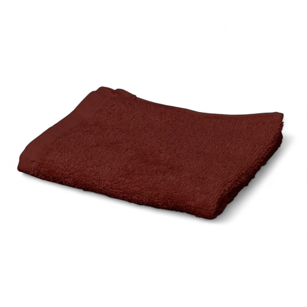 hunsbury face cloths pack of 6 wine single