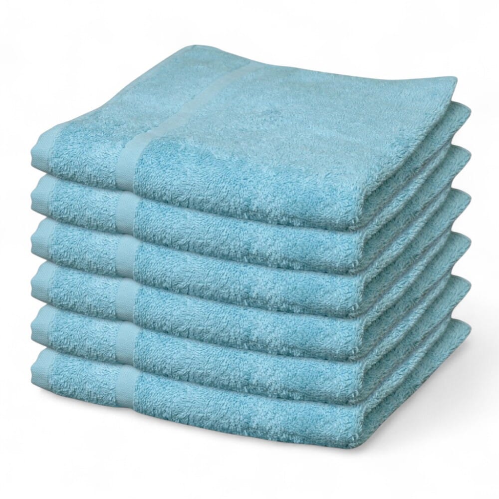 View Hunsbury Hand Towels Pack of 6 Blue information