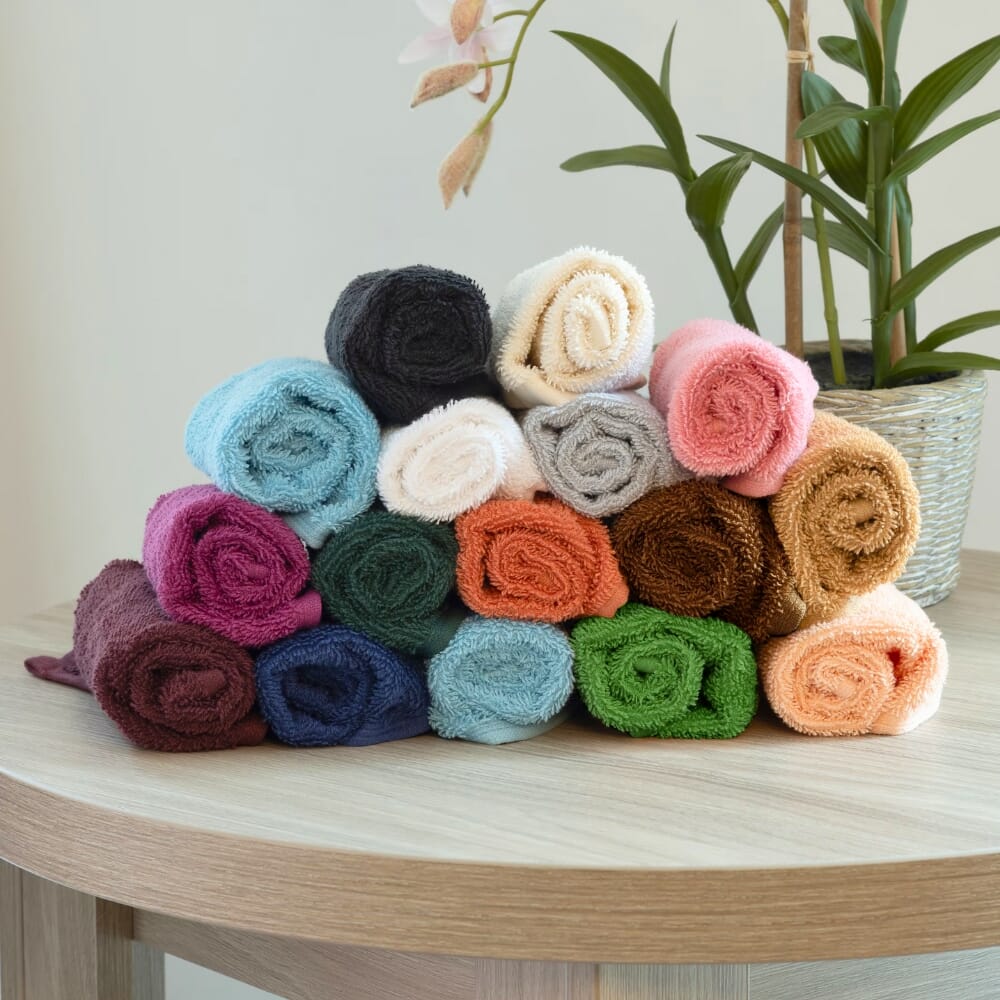 hunsbury hand towels pack of 6 full colour range