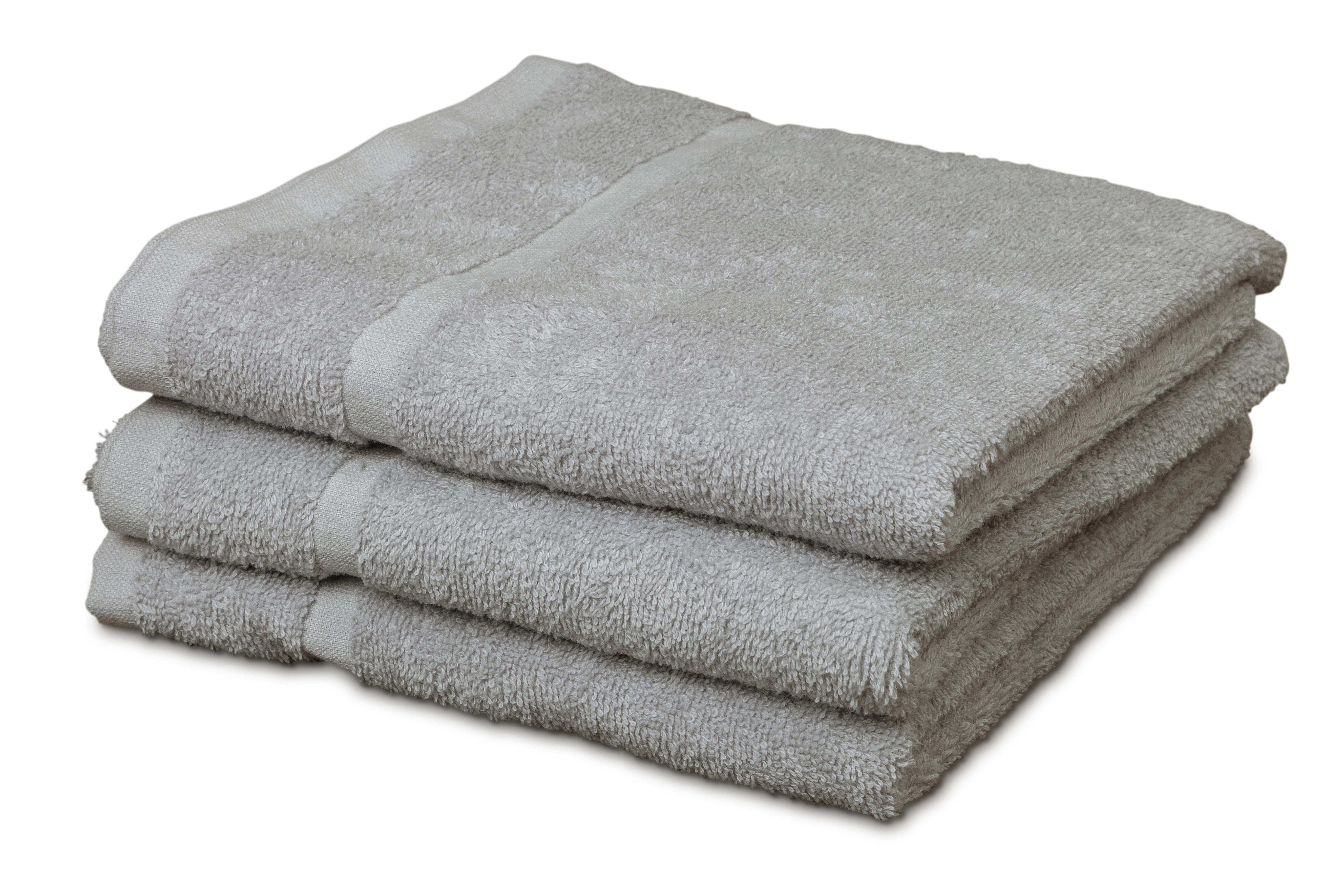 View Hunsbury Hand Towels Pack of 6 Light Grey information