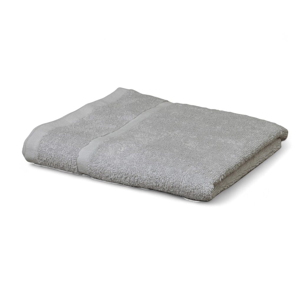 hunsbury hand towels pack of 6 light grey single