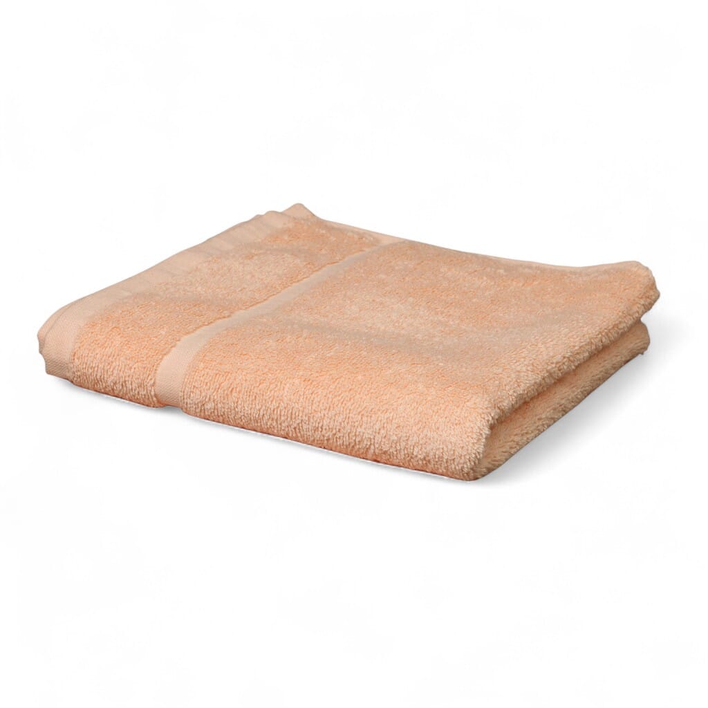 hunsbury hand towels pack of 6 peach single