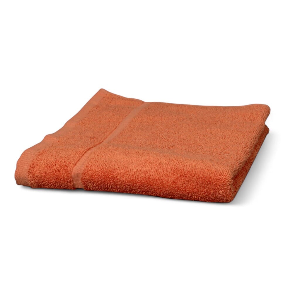 hunsbury hand towels pack of 6 terracotta single
