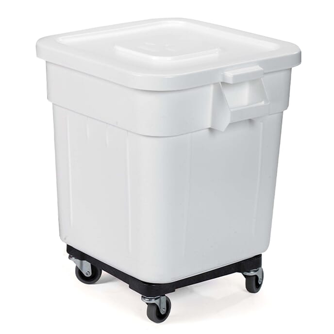 huskee laundry bin white