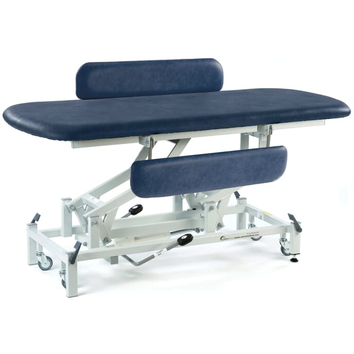 Hydraulic Height Changing Table with Padded Sides - Dark Blue from ...