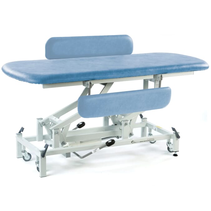 hydraulic height changing table with padded sides