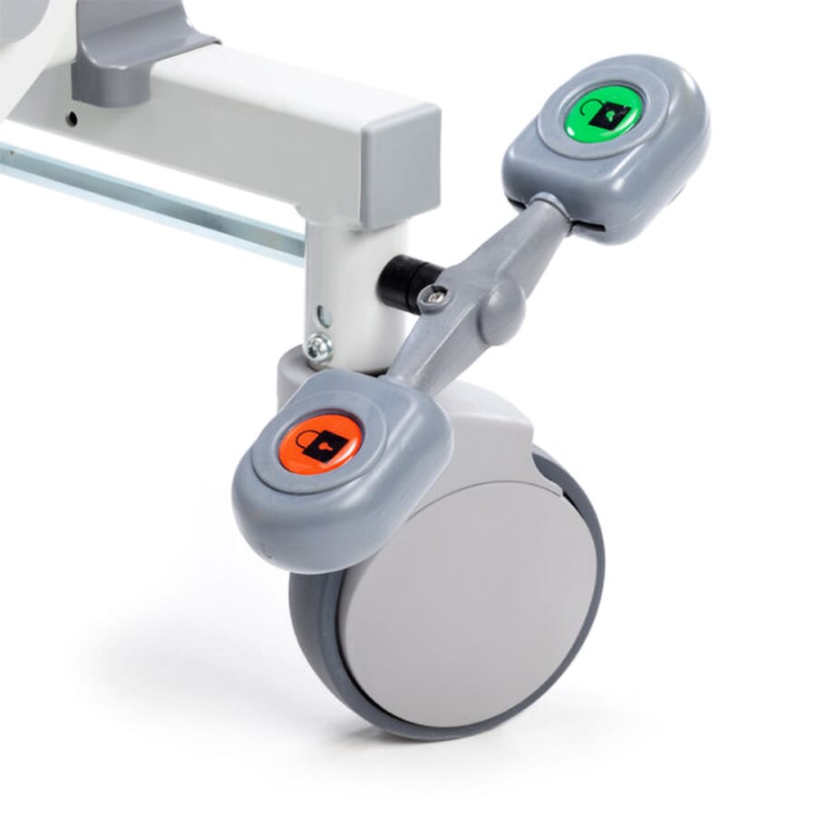 hydraulic therapy hygiene table central locking wheel