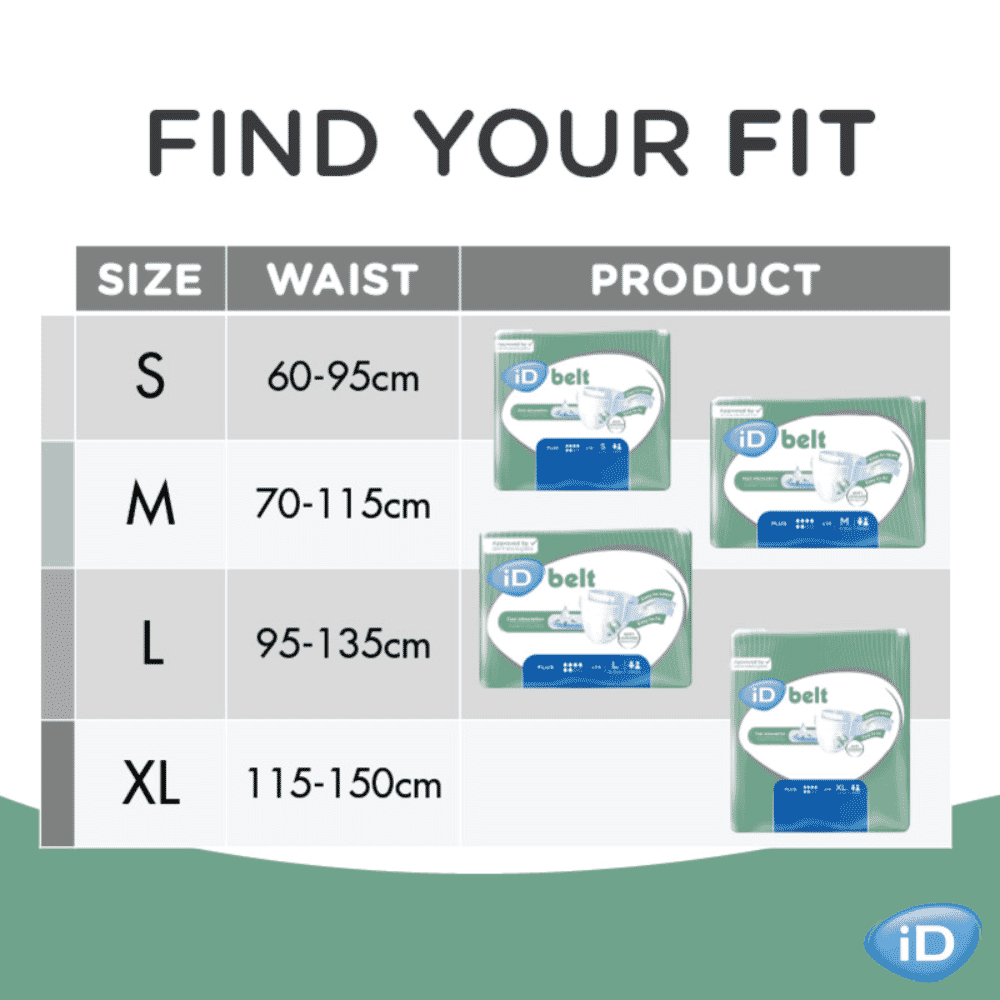id belt size guide extra plus