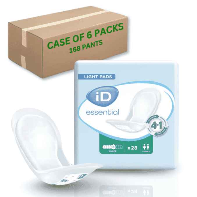 id essential light super pads case of 168