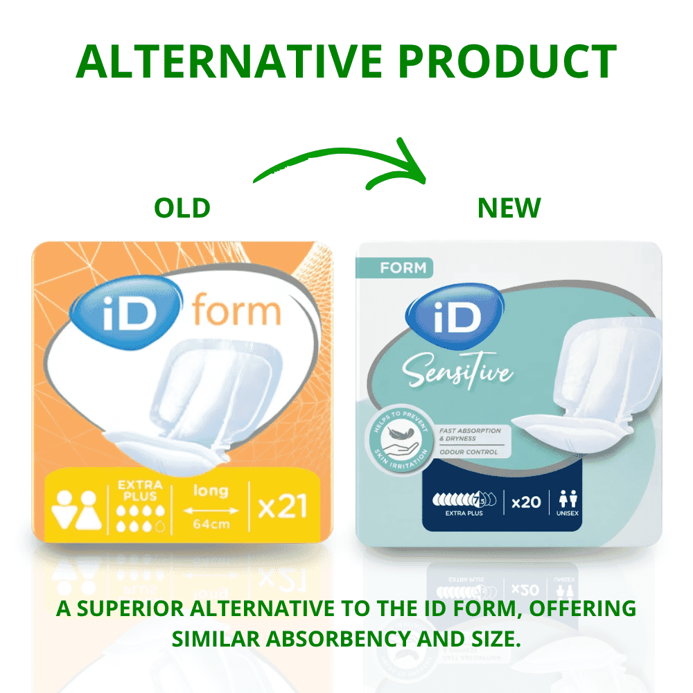 id form sensitive extra plus pack of 20 alternative